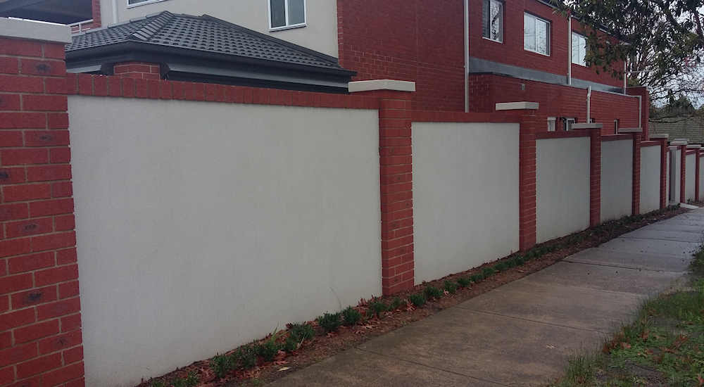 Solid Brick_Fences Solid Brick_Fences